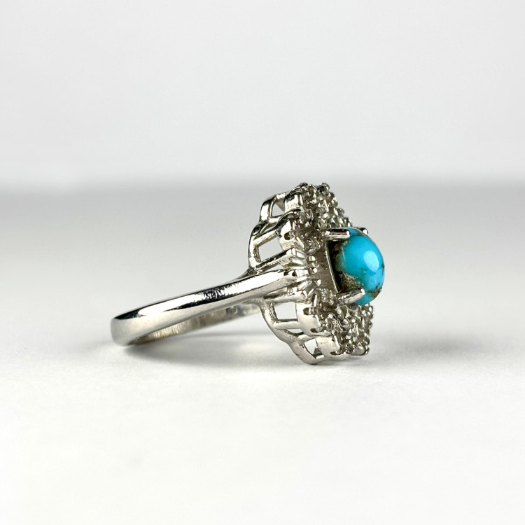 انگشتر نقره فیروزه زنانه
