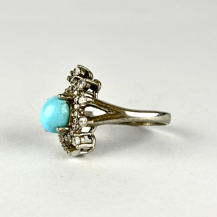 انگشتر نقره فیروزه زنانه